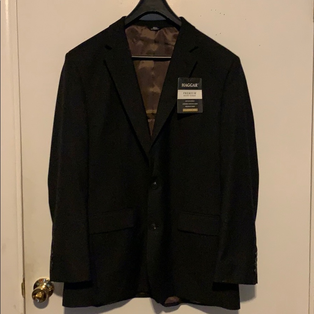 Black haggar suit